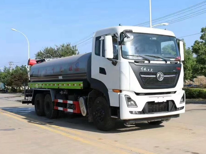 东风天龙后双桥绿化喷洒车