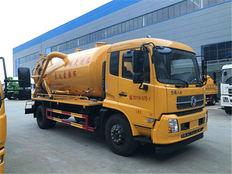 东风天锦清洗吸污车13方